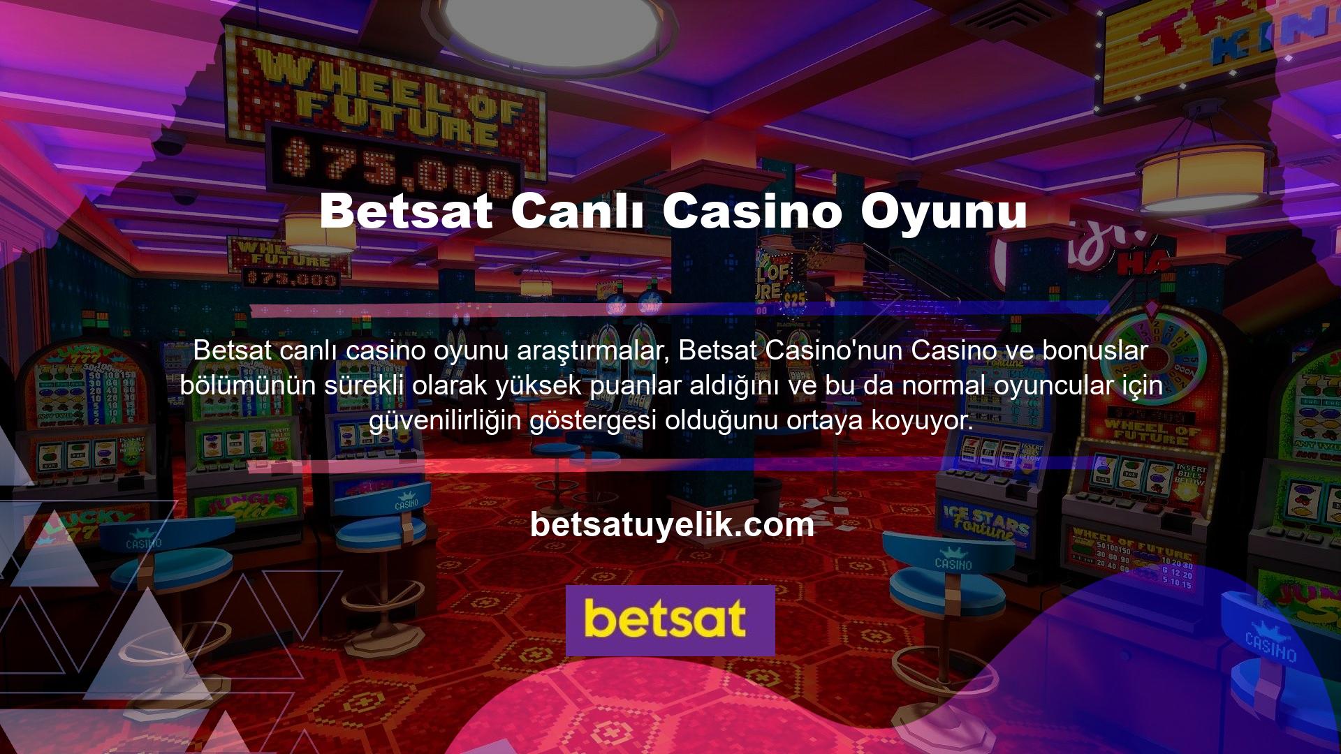 Canlı casino oyunları sorulduğunda Betsat sitesi, tek bir soru sormanıza gerek kalmadan Bingo ve Poker gibi diğer oyunları oynayabileceğiniz tek yerdir