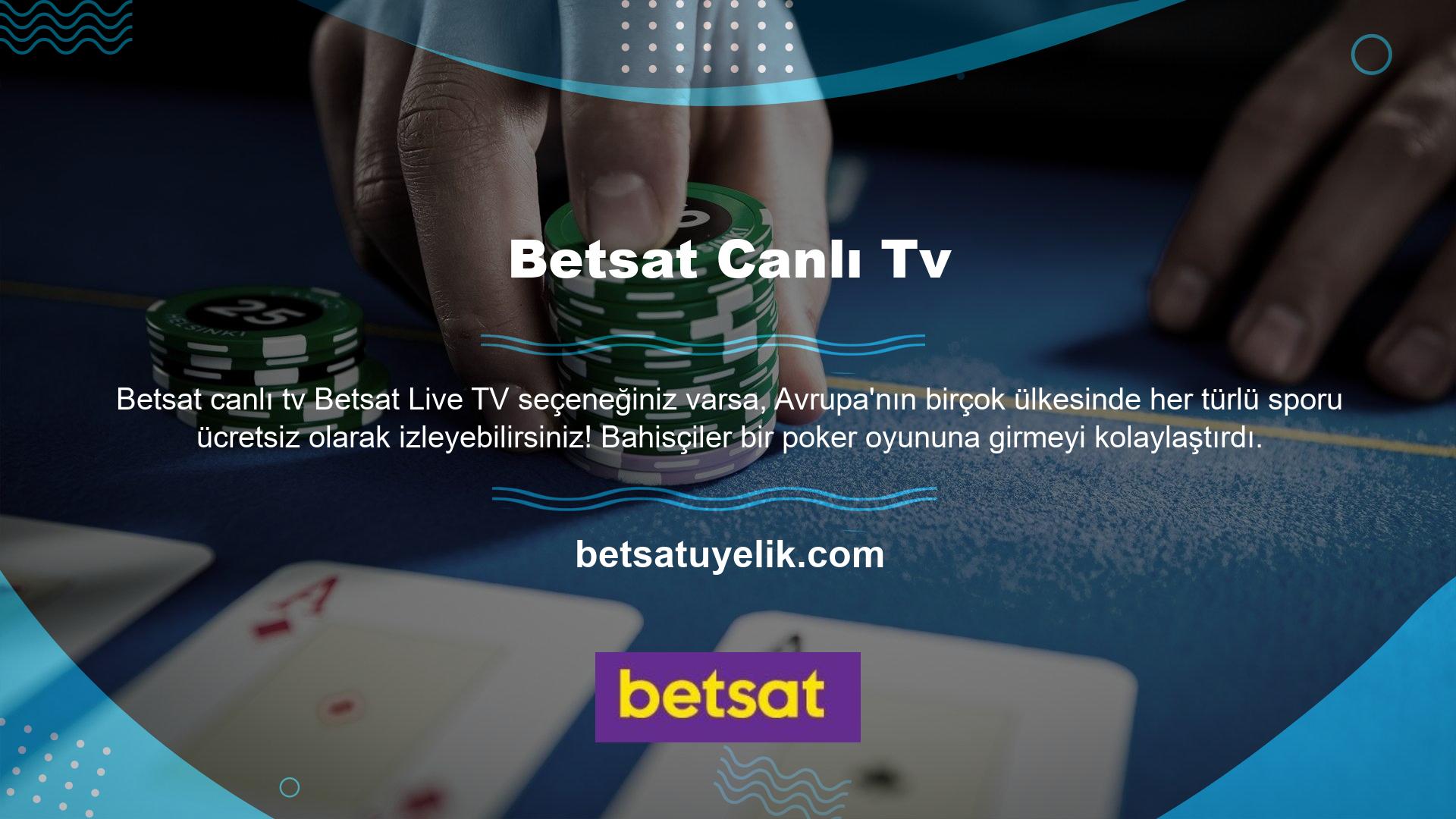 Betsat spor bahisleri ve öğütülmüş hokey maçları için hisse oranlarının temelidir